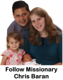 Follow Missionary Chris Baran