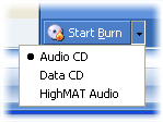 Burn Audio CD